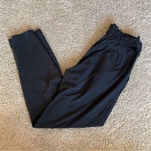 Athleta Black Performance Trousers with Tapered Fit